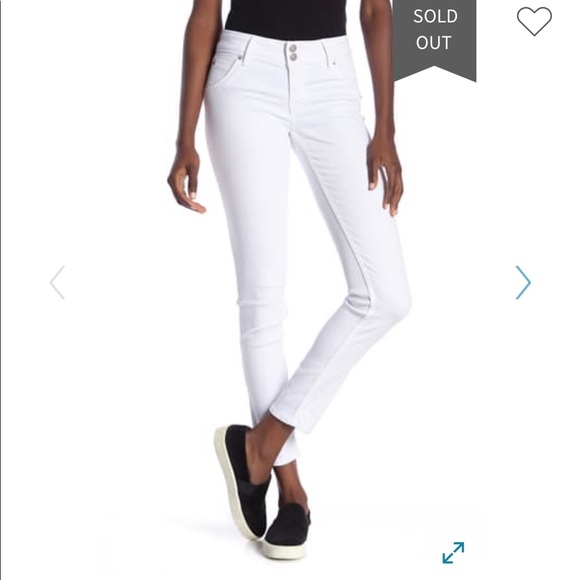 hudson collin white jeans